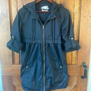 Roots empire waist rain coat